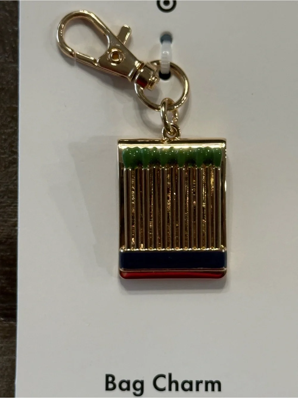 kate spade x Target Limited Edition Whimsical Matchbook Bag Charm/ Keychain NWT